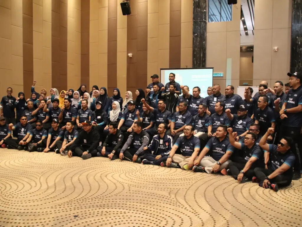 Peserta ABM Utara menyertai aktiviti team building indoor