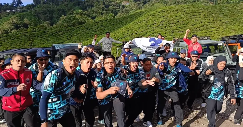 Peserta team building Cameron Highlands bersama Lembaga Pelabuhan Kuantan