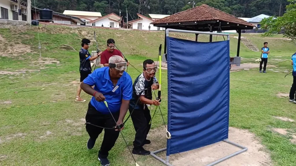 Aktiviti team building Pulau Pinang bersama peserta SUK di White Resort Camp Balik Pulau