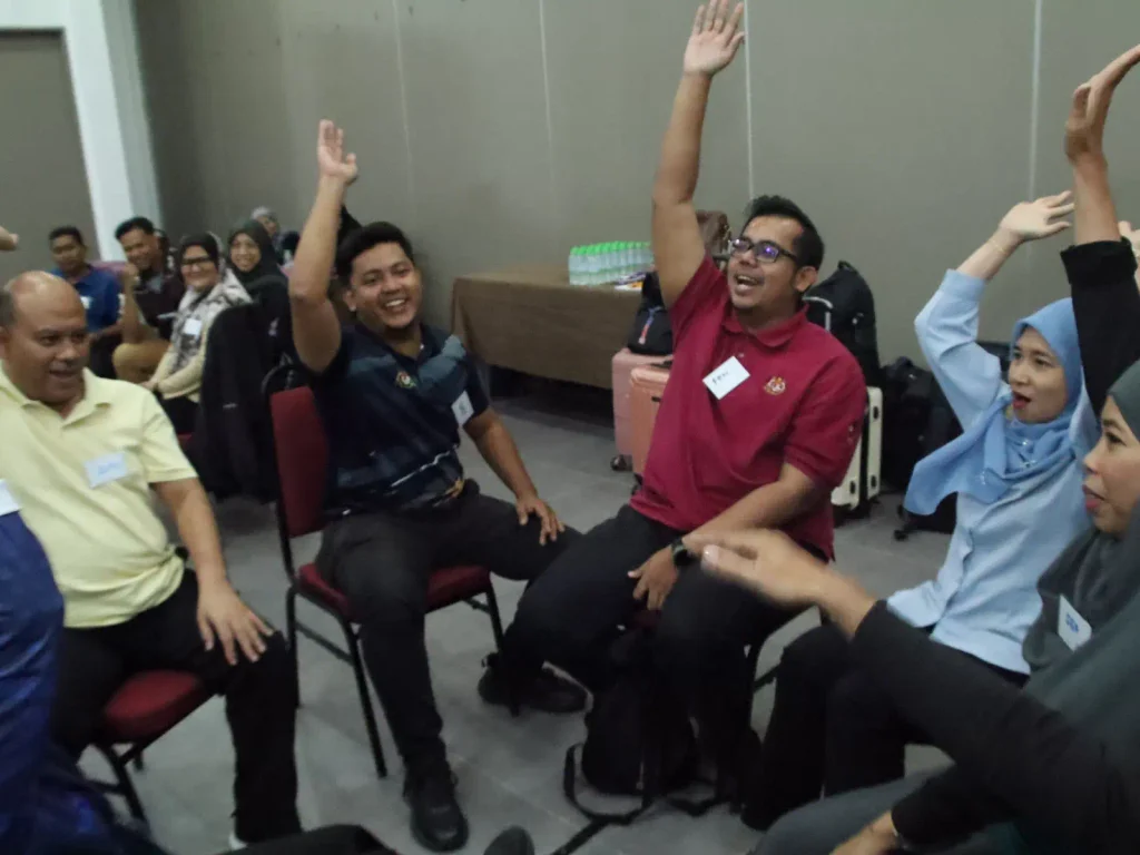 Penglibatan peserta dalam aktiviti indoor integriti Jabatan Muzium Malaysia